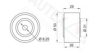 PEUGE 575195 Deflection/Guide Pulley, v-ribbed belt